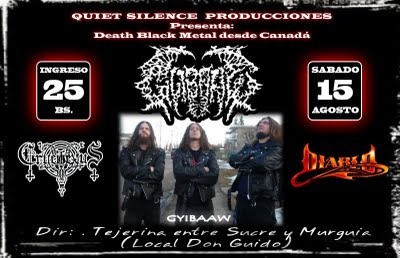 Sábado 15/08 GYIBAAW Death Metal (Canadá)